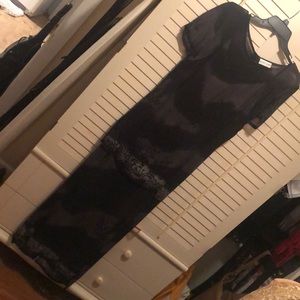 Blacky  fashion full length dress